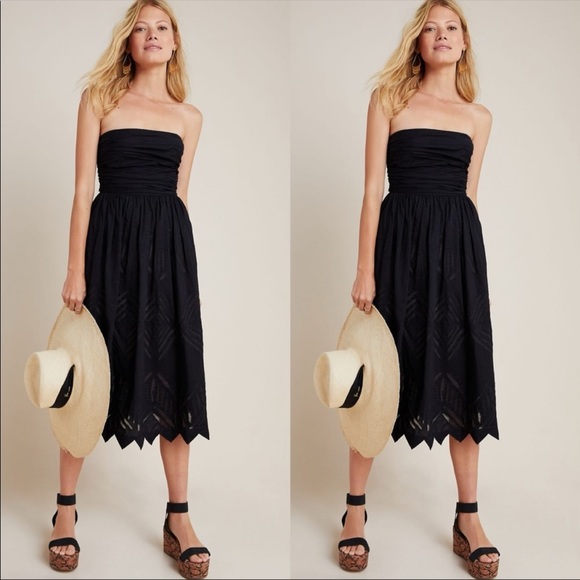 Anthropology Luiza Midi Dress NWT $298 size 2 - Picture 5 of 16